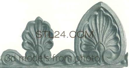 Фризы (FRIESE_1644 -  | 3D model 3DSMAX / OBJ / STL) 3D модель для ЧПУ станка